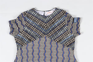 MISSONI BLUE KIDS GIRLS CROCHET DRESS 4-5 YEARS