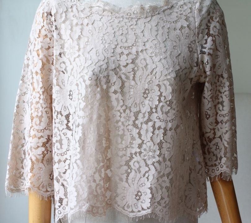 JOIE ELVIA LACE TOP MEDIUM