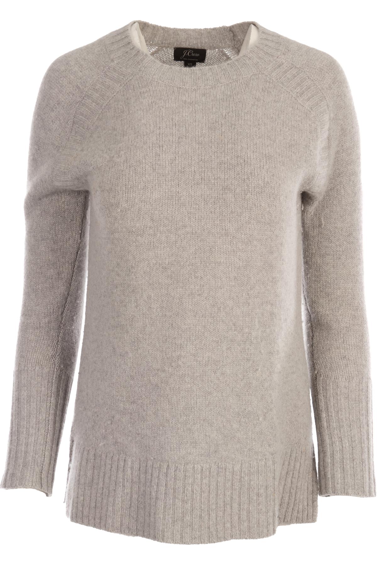 J.CREW GREY CASHMERE SWEATER XSMALL