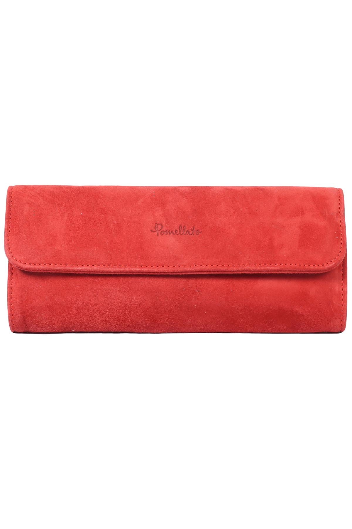 POMELLATO SUEDE JEWELLERY TRAVEL POUCH