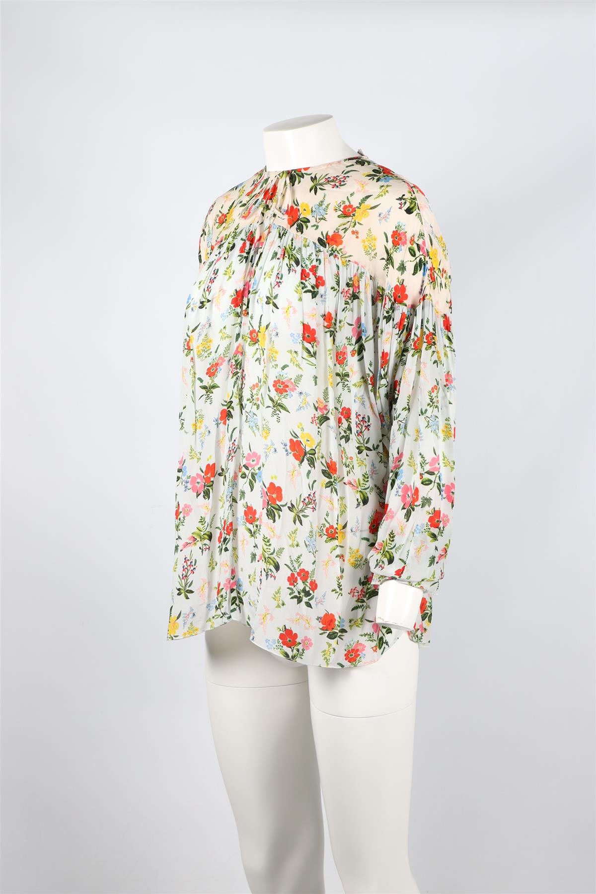 PREEN LINE MULTICOLOURED FLORAL PRINT SILK TOP SMALL