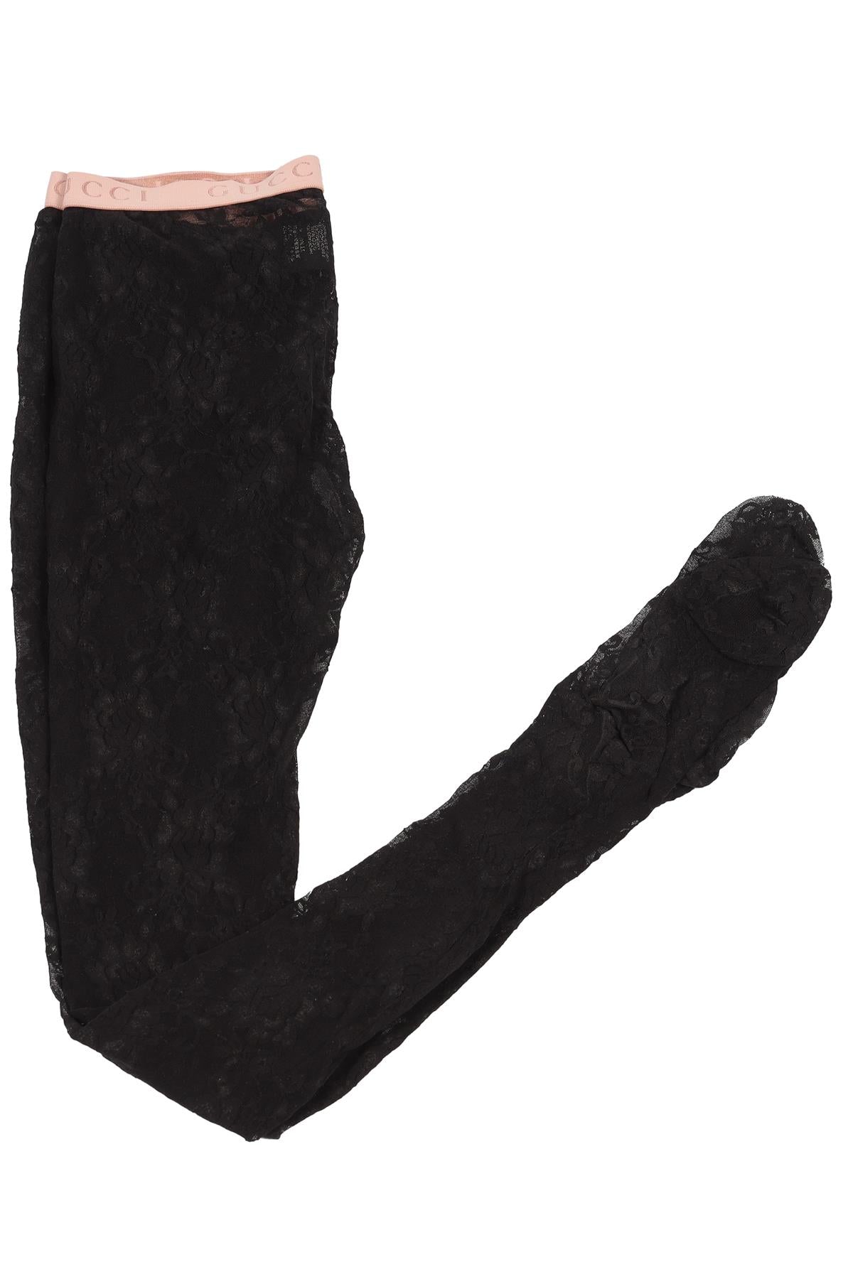GUCCI BLACK GG TIGHTS MEDIUM