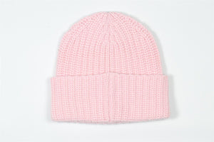 LA LIGNE PINK WOOL BEANIE ONE SIZE