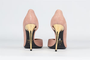 TOM FORD PINK SUEDE PUMPS EU 38 UK 5 US 8