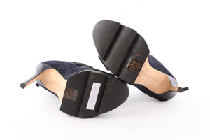 CAMILLA SKOVGAARD NAVY SUEDE ANKLE BOOTS EU 40 UK 7 US 10