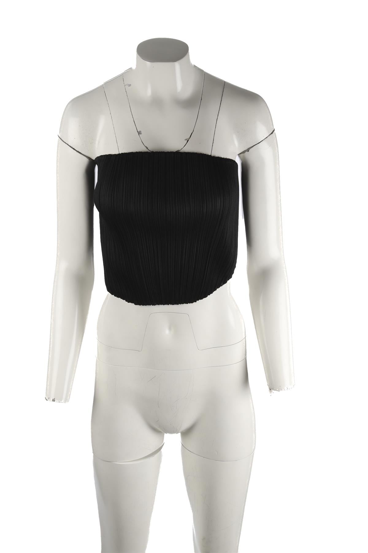 PLEATS PLEASE ISSEY MIYAKE BLACK TOP ONE SIZE
