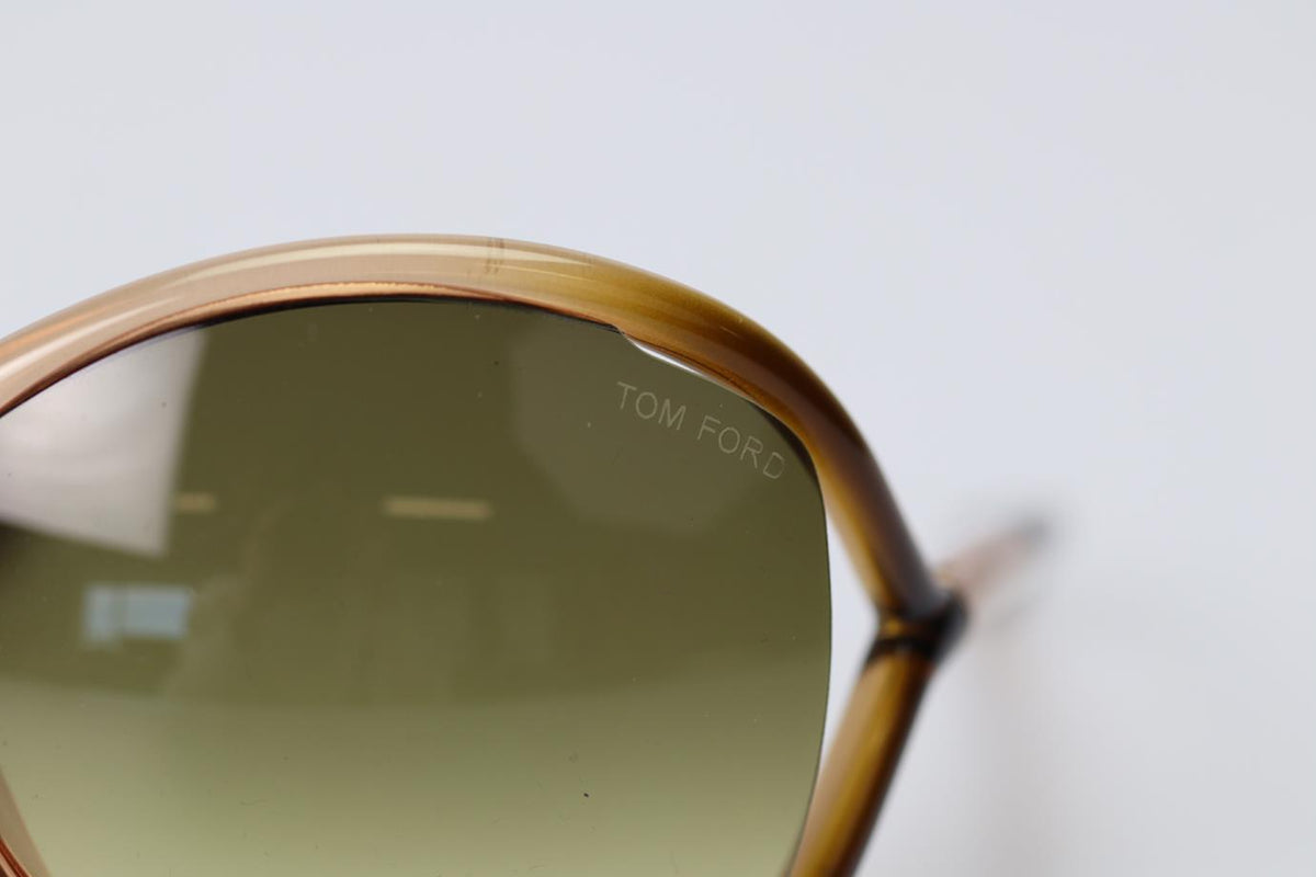 TOM FORD SQUARE FRAME ACETATE SUNGLASSES