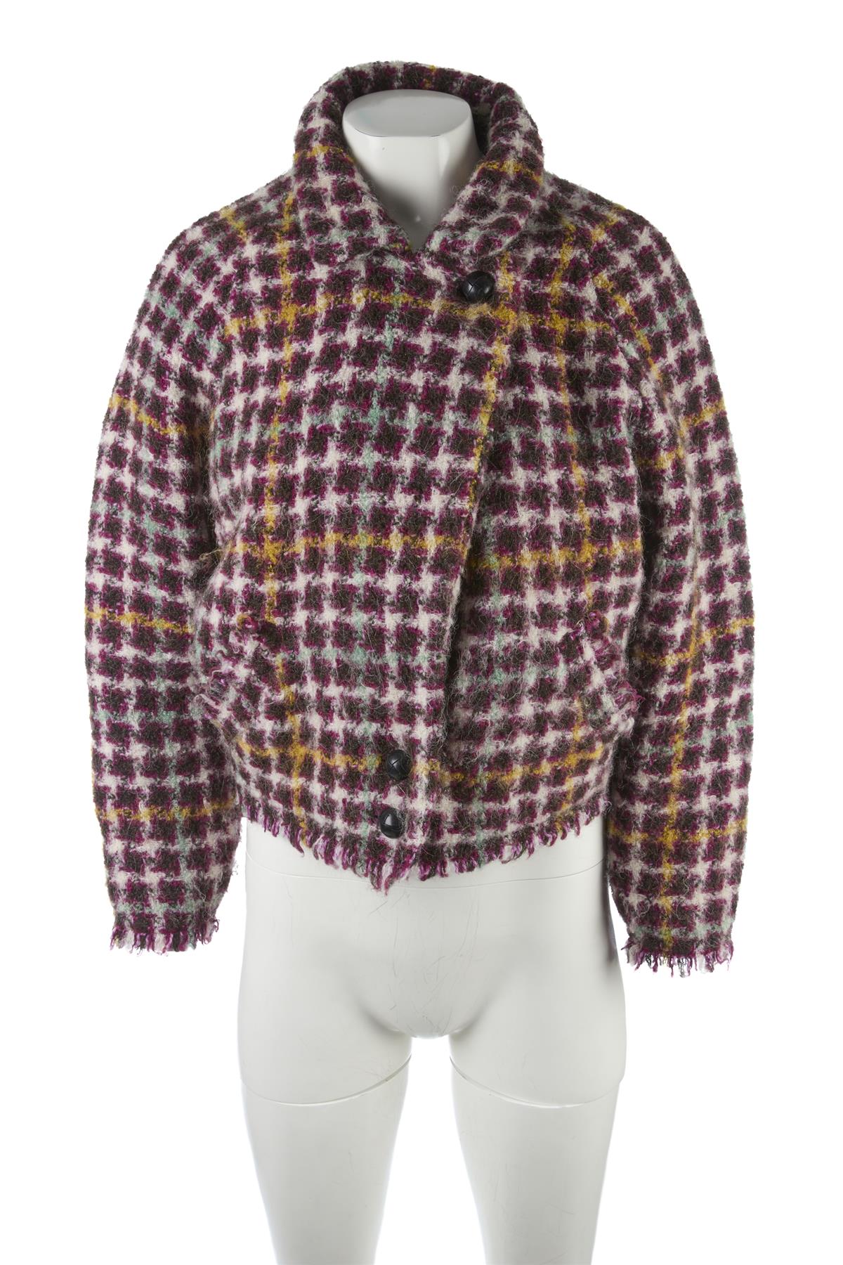 ISABEL MARANT MULTI WOOL JACKET FR 34 UK 6