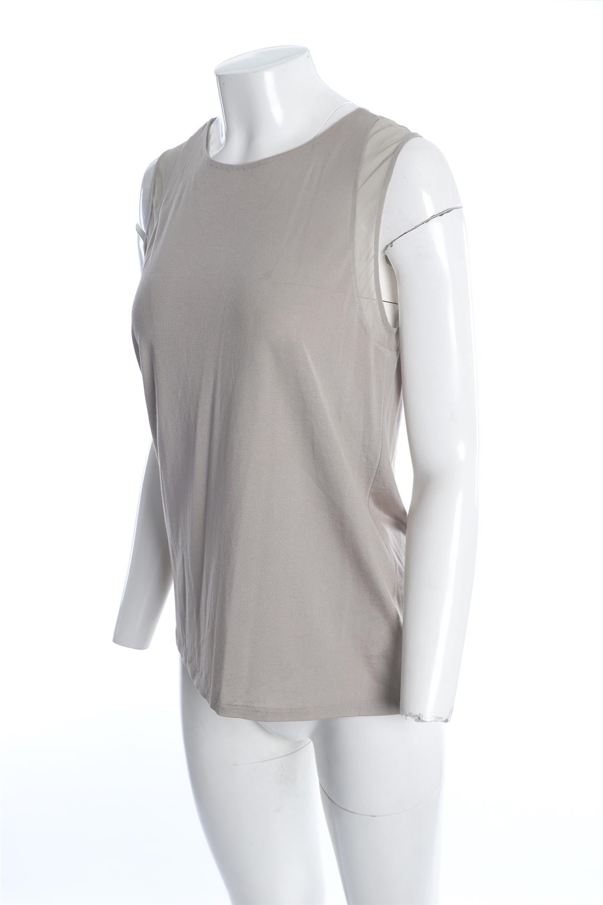 3.1 PHILLIP LIM BEIGE SILK TOP SMALL