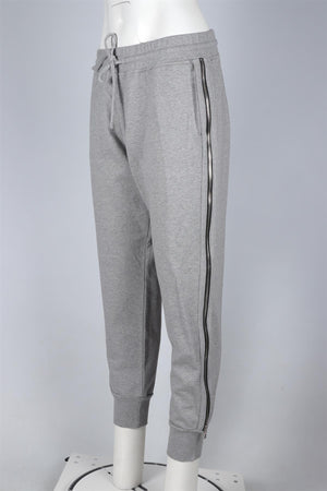 RTA GREY COTTON TRACK PANTS LARGE