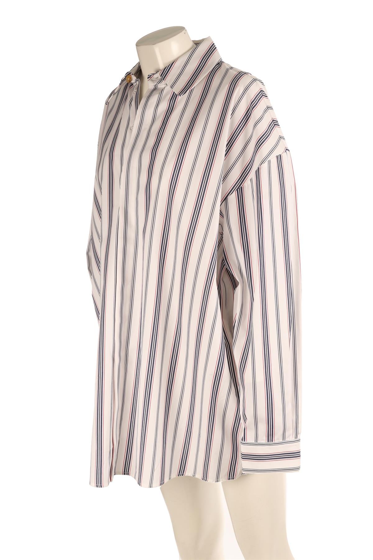 A.W.A.K.E MODE WHITE COTTON SHIRT XSMALL