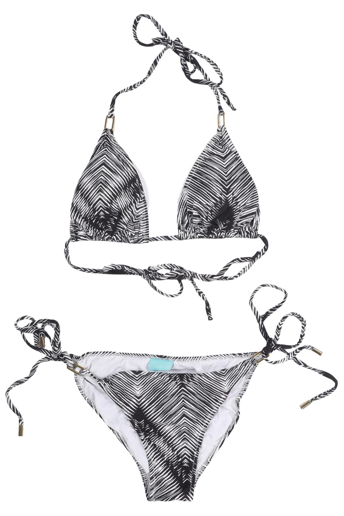 MELISSA ODABASH NAVY BIKINI UK 10-14