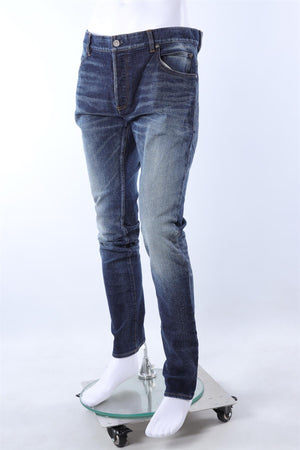 BALMAIN BLUE MEN'S SLIM FIT JEANS UK/US W35