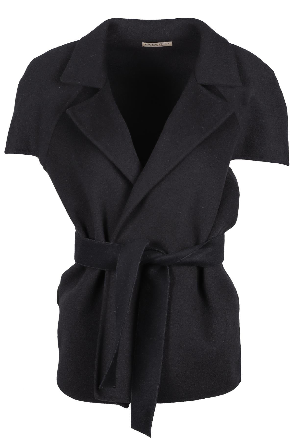 BOTTEGA VENETA BLACK CASHMERE JACKET IT 38 UK 6
