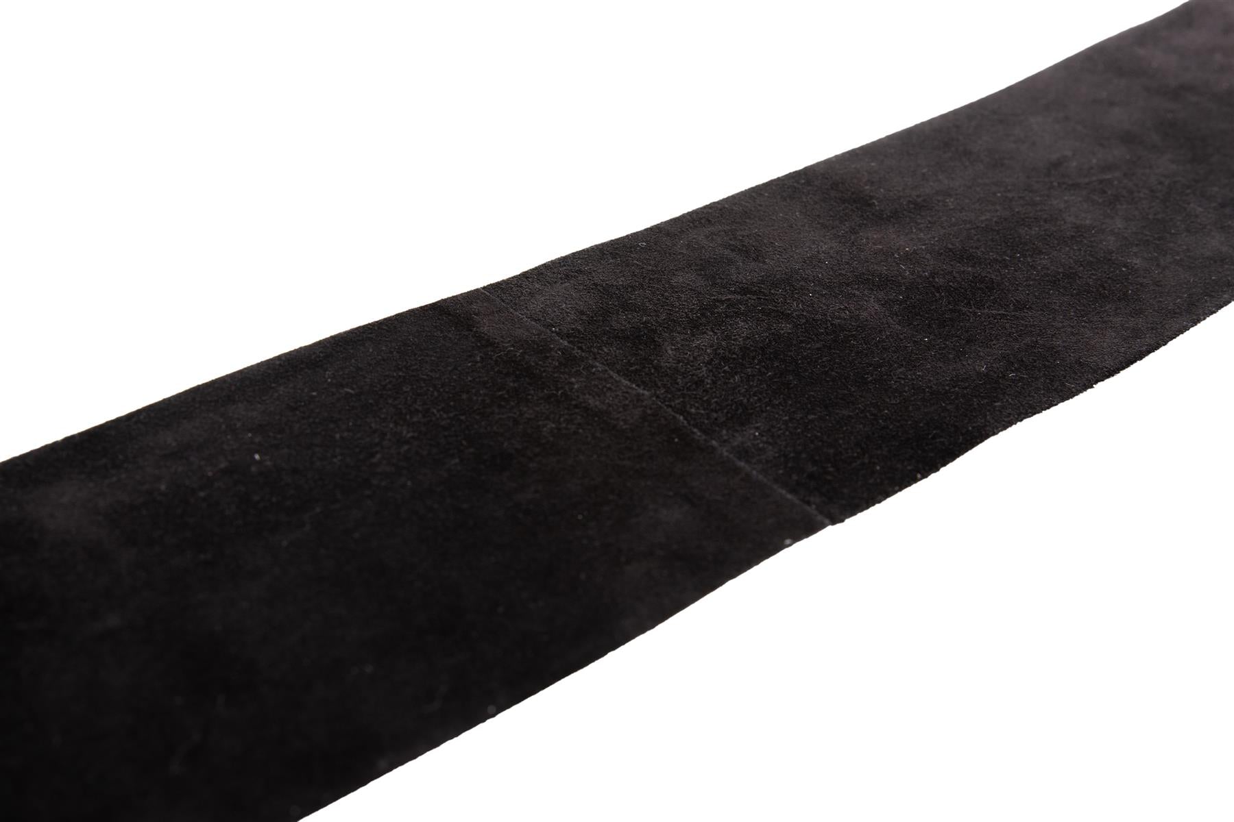 DONNA KARAN BLACK SUEDE WAIST BELT