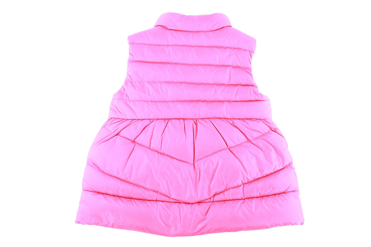 MONCLER PINK KIDS GIRLS GILET 2 YEARS