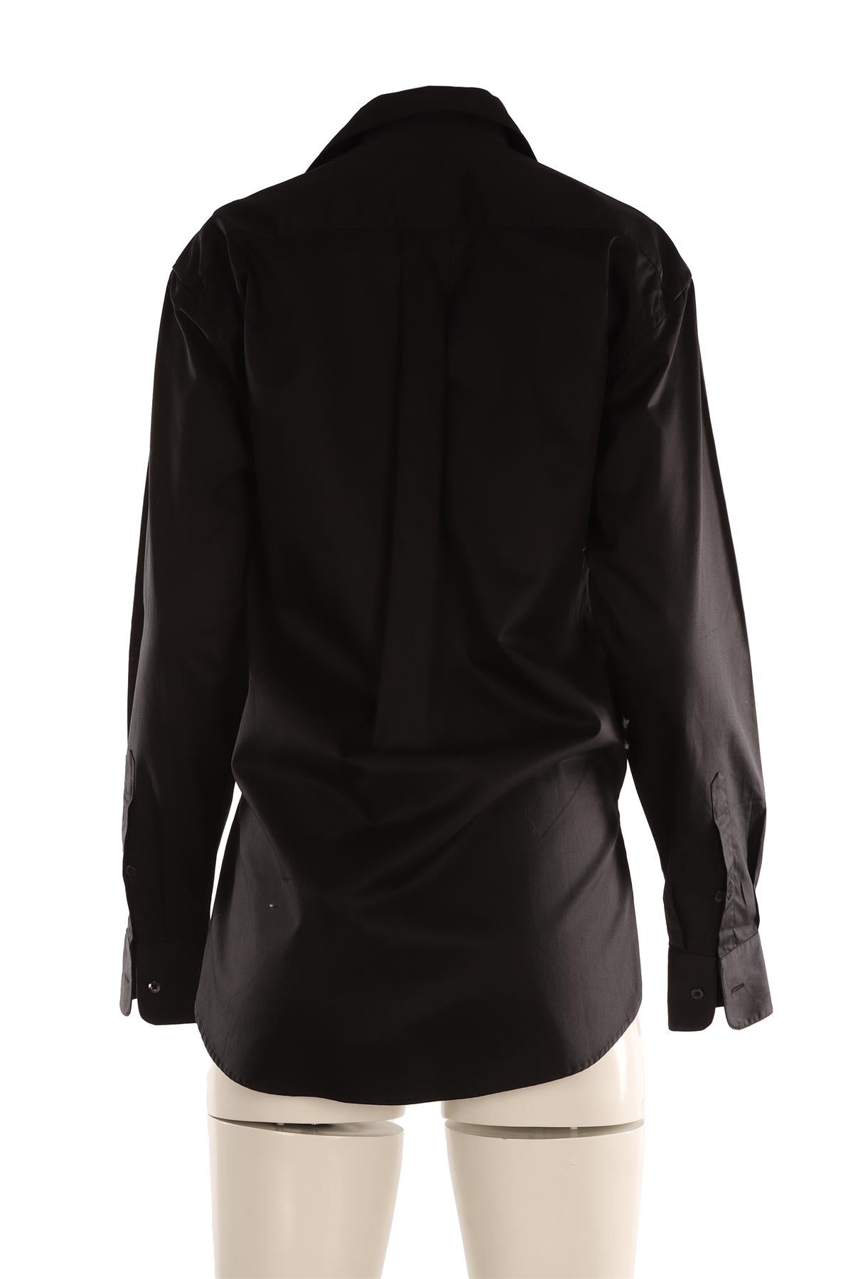 ALEX EAGLE BLACK COTTON SHIRT UK 6