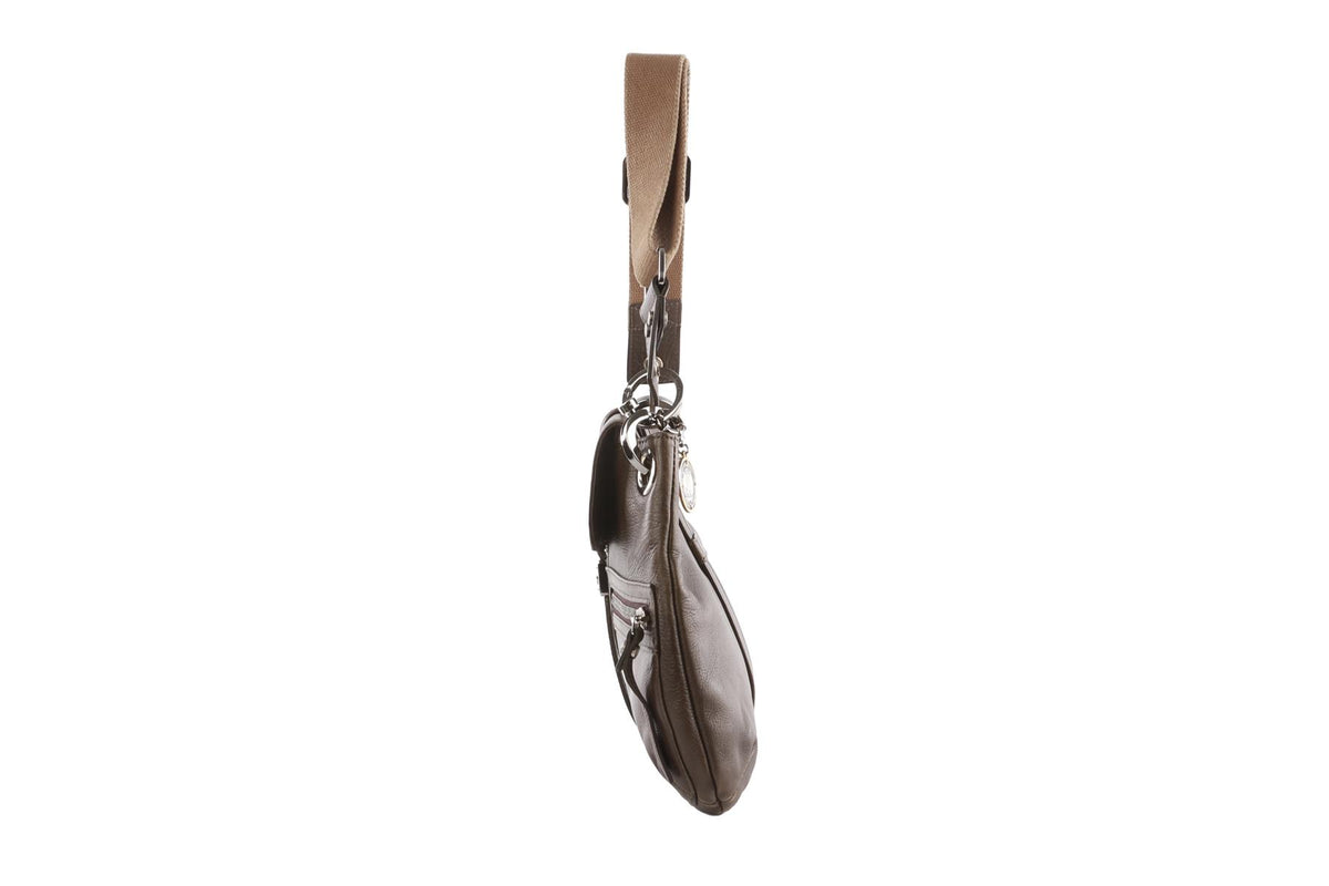 LANVIN GREEN LEATHER SHOULDER BAG