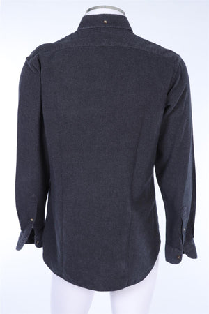 THOM SWEENEY DARK GREY MEN'S SHIRT UK/US 42