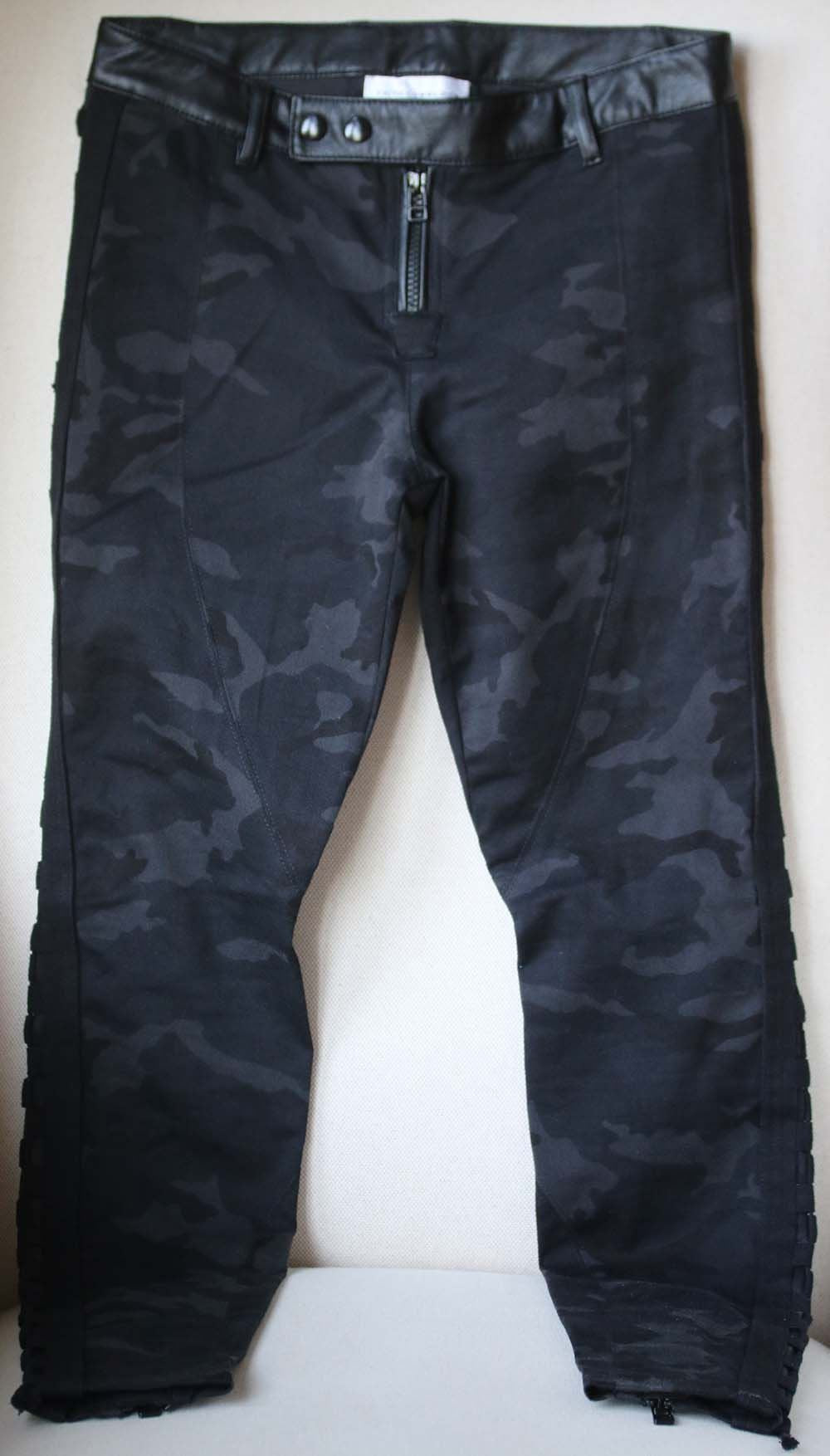 FAITH CONNEXION CAMO LACE UP LEGGINGS FR 36 UK 8