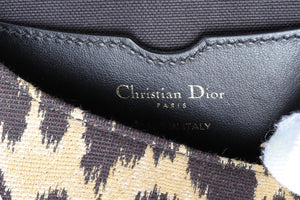 CHRISTIAN DIOR BLACK 2022 BOBBY MEDIUM CANVAS SHOULDER BAG