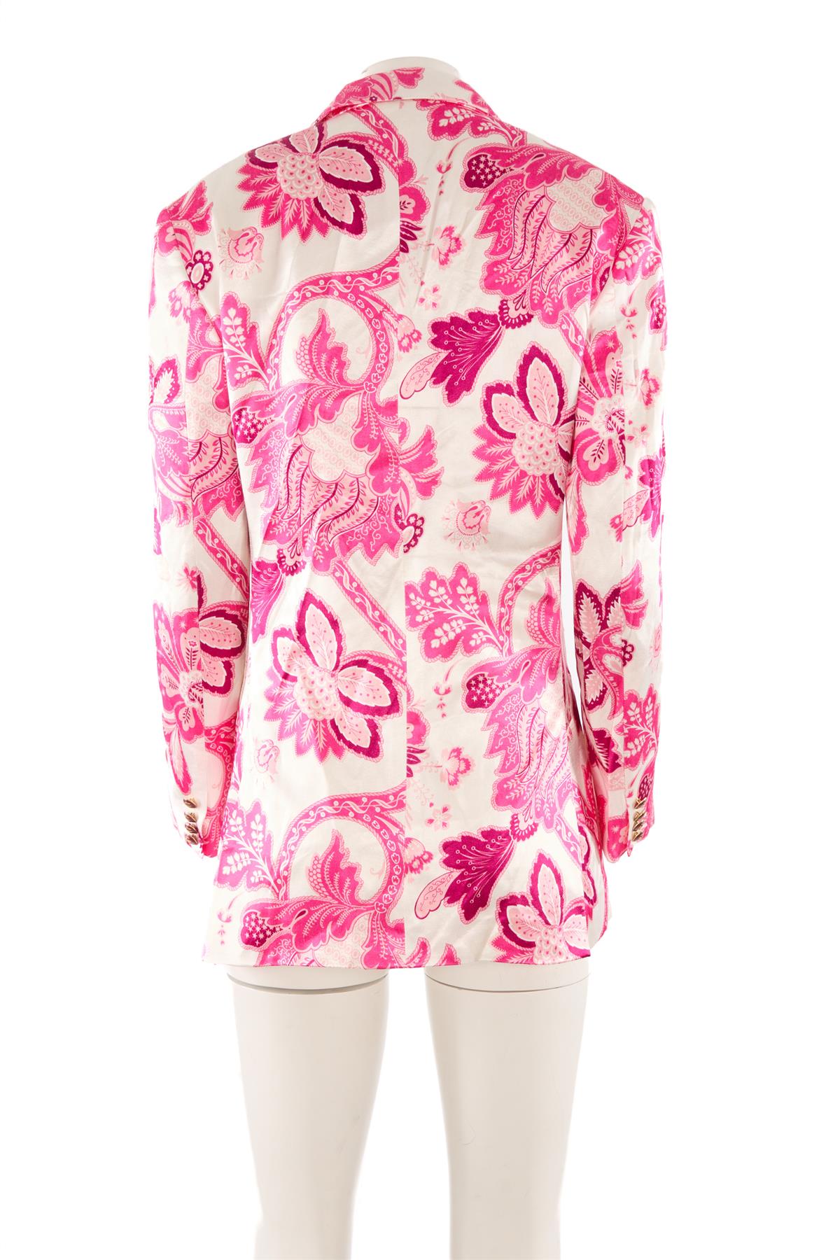 ETRO PINK SATIN BLAZER IT 42 UK 10