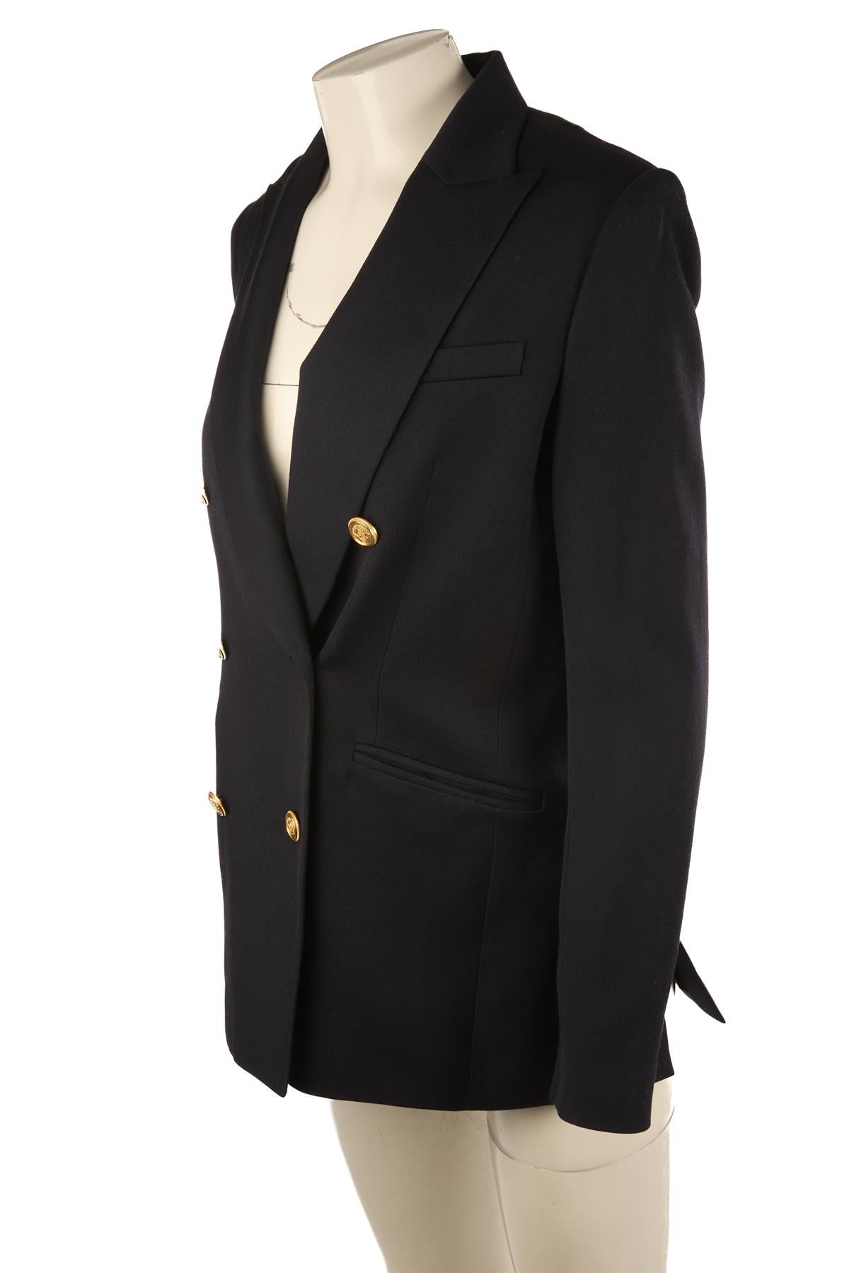 PALLAS NAVY WOOL BLAZER FR 36 UK 8