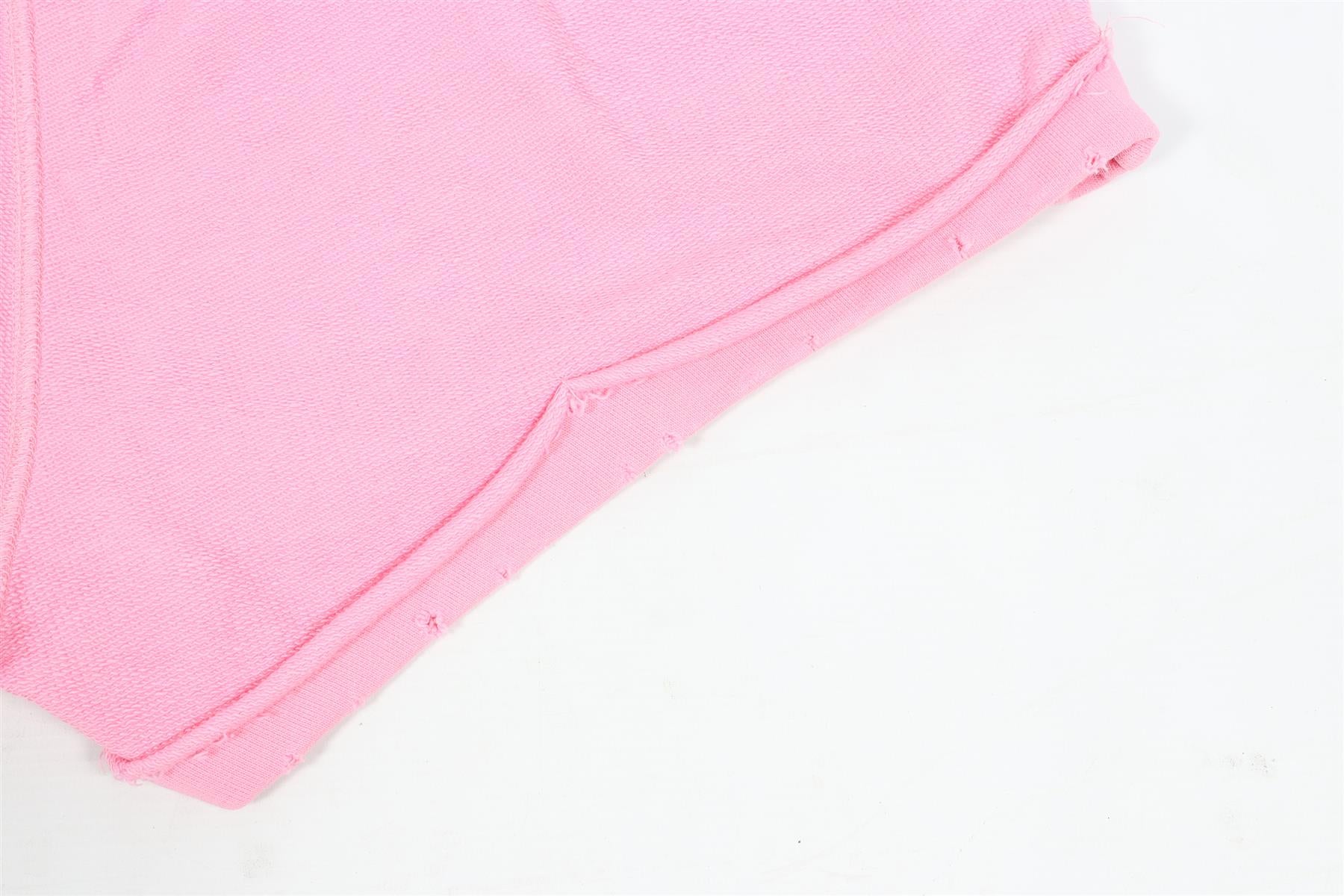 LOVESHACKFANCY PINK COTTON SHORTS SMALL