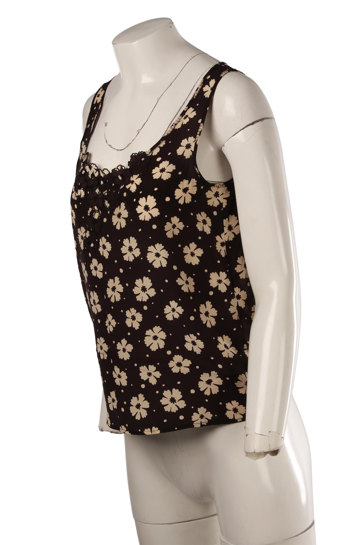 BLACK SILK TOP