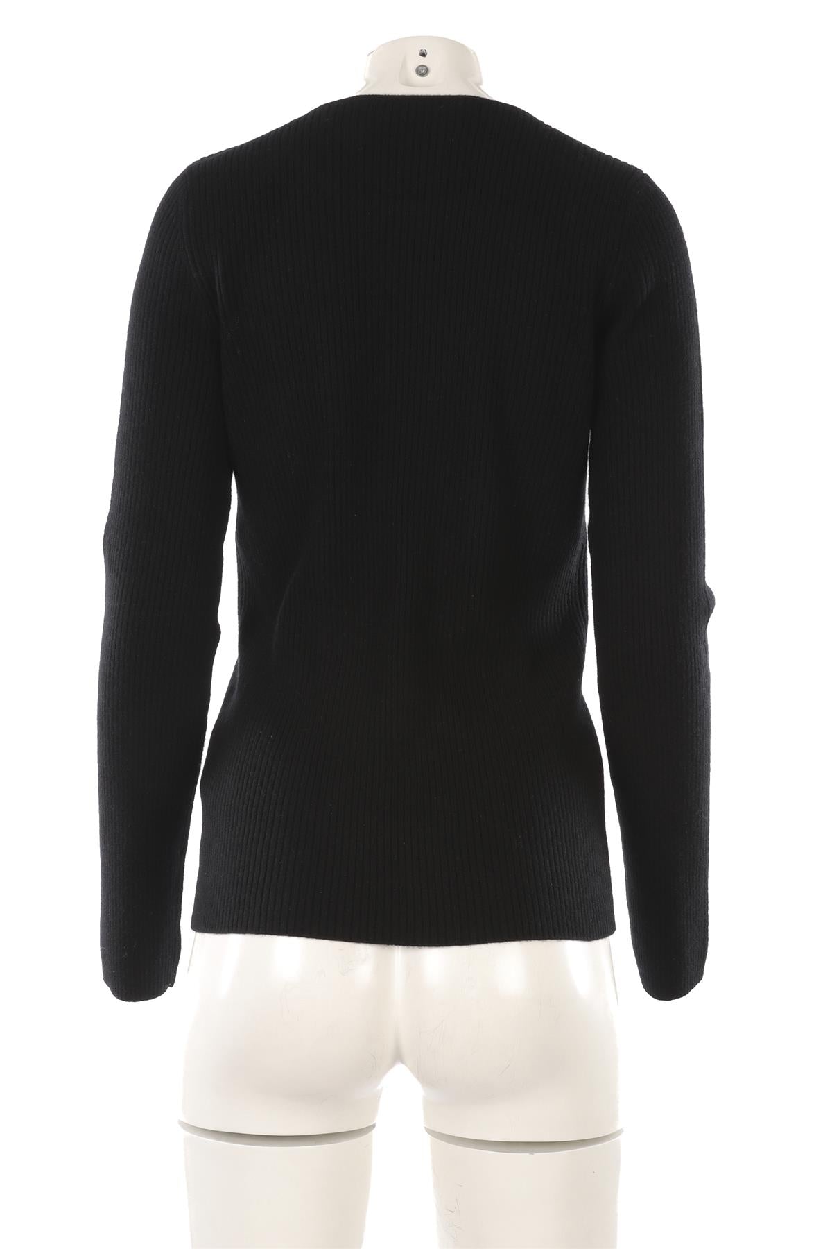 DMN PARIS BLACK CASHMERE SWEATER SMALL