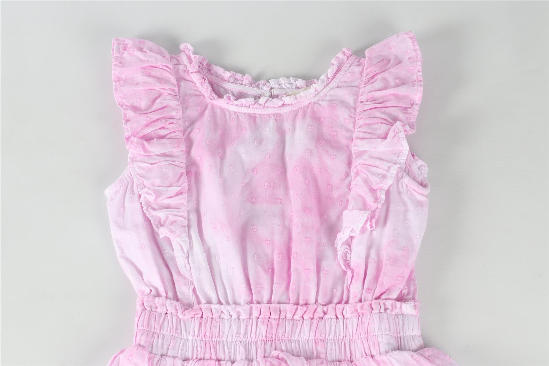 LOVESHACKFANCY PINK KIDS GIRLS COTTON DRESS 4-5 YEARS