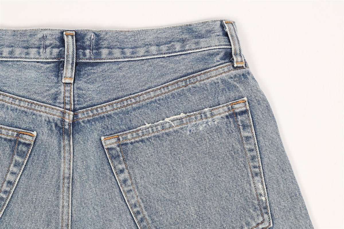 AGOLDE HIGH RISE DENIM SHORTS W27 UK 8-10