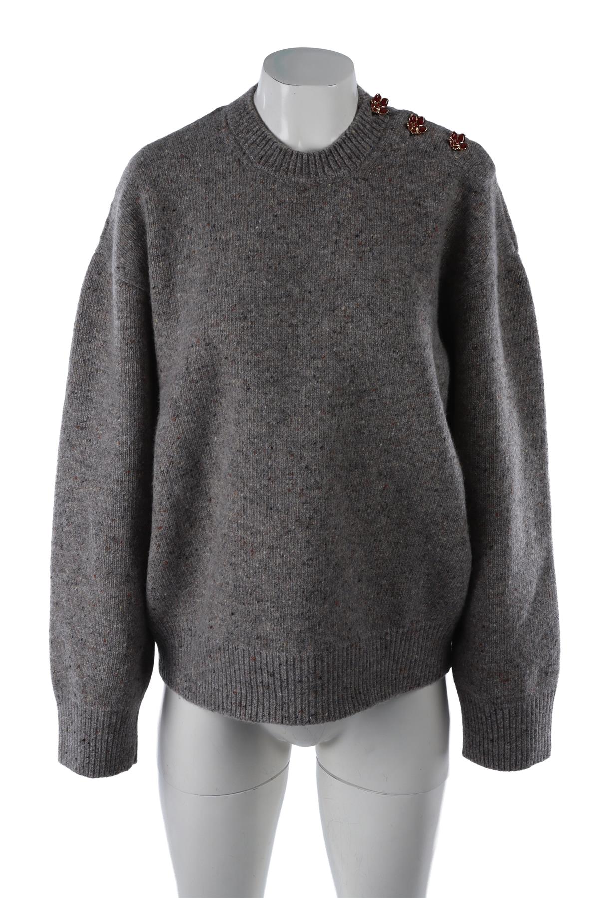 GREY 2026 WOOL SWEATER