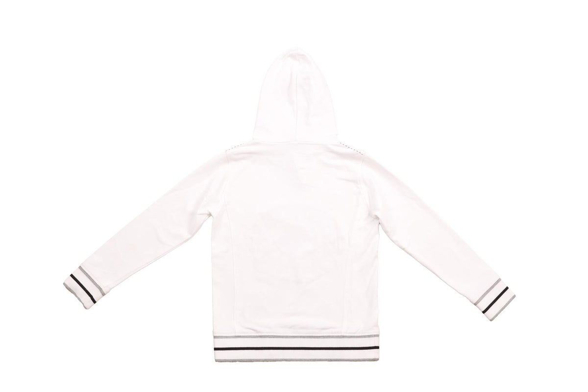 STEFANO RICCI WHITE KIDS BOYS HOODIE 8 YRS