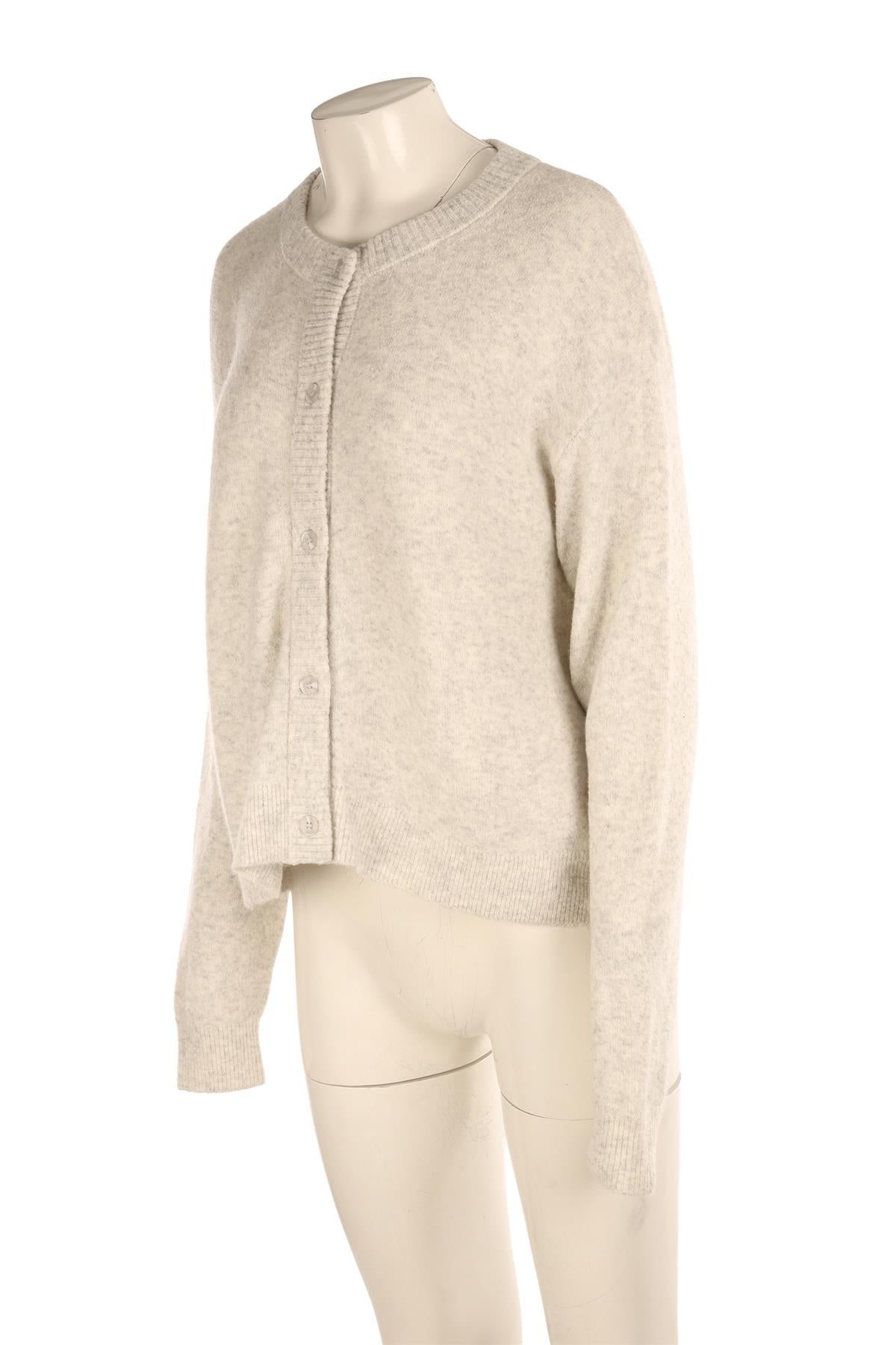 AMERICAN VINTAGE GREY KNIT CARDIGAN XSMALL-SMALL