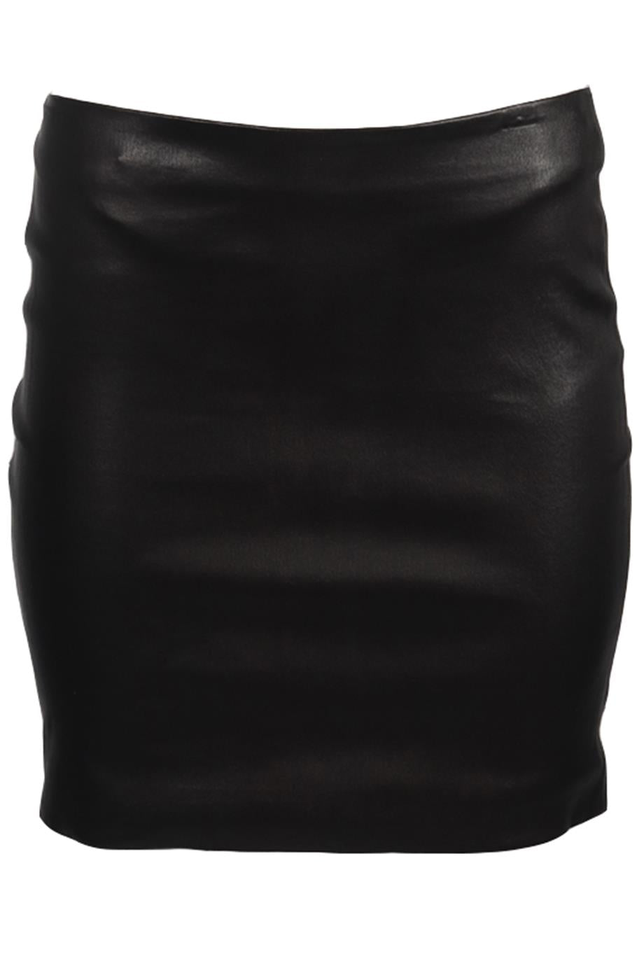 THE ROW LEATHER MINI SKIRT US 4 UK 8