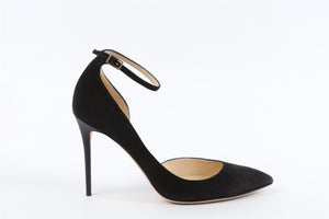 JIMMY CHOO BLACK SUEDE PUMPS EU 38.5 UK 5.5 US 8.5