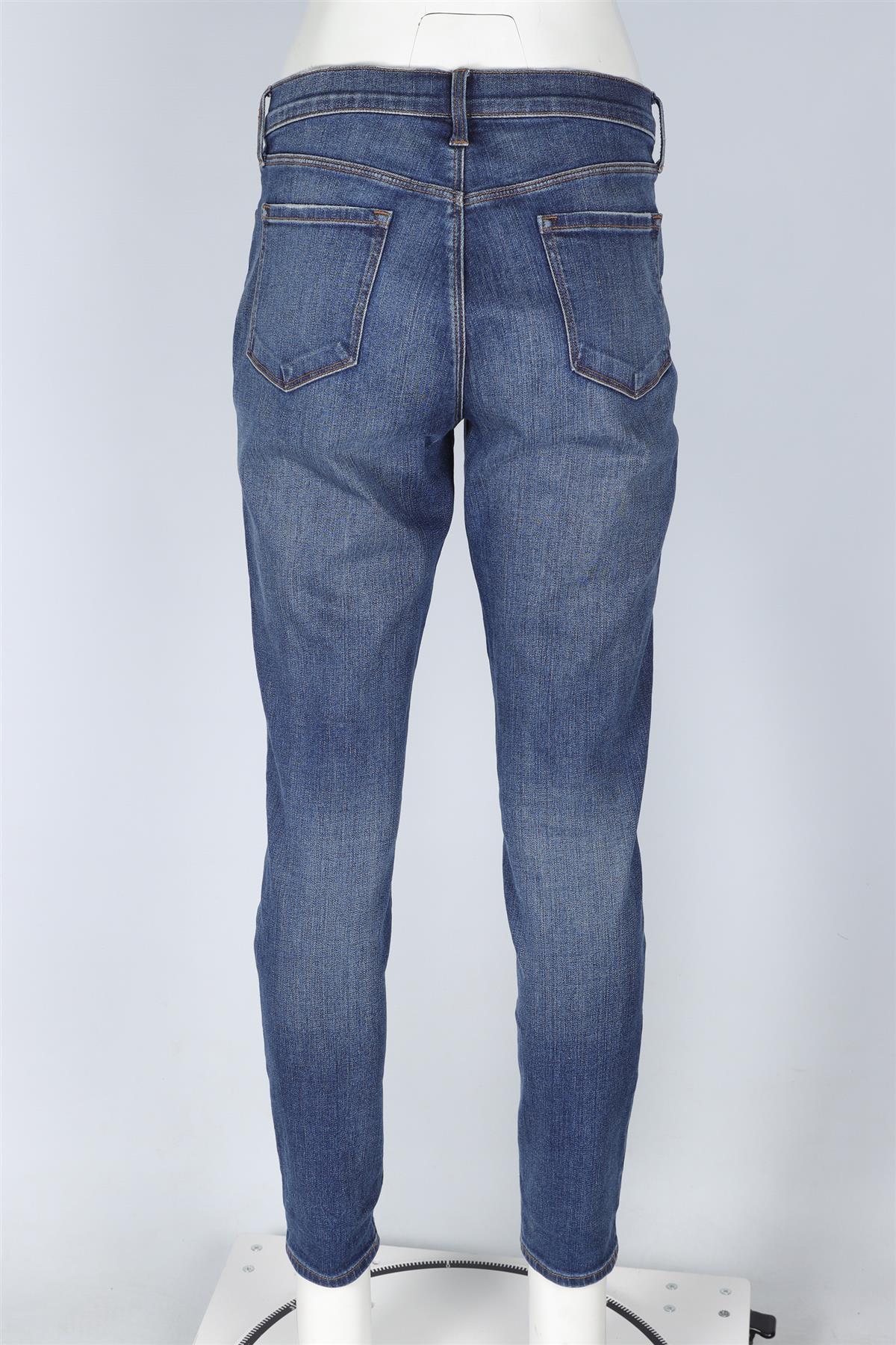 J BRAND BLUE MID RISE SKINNY JEANS W32 UK 14