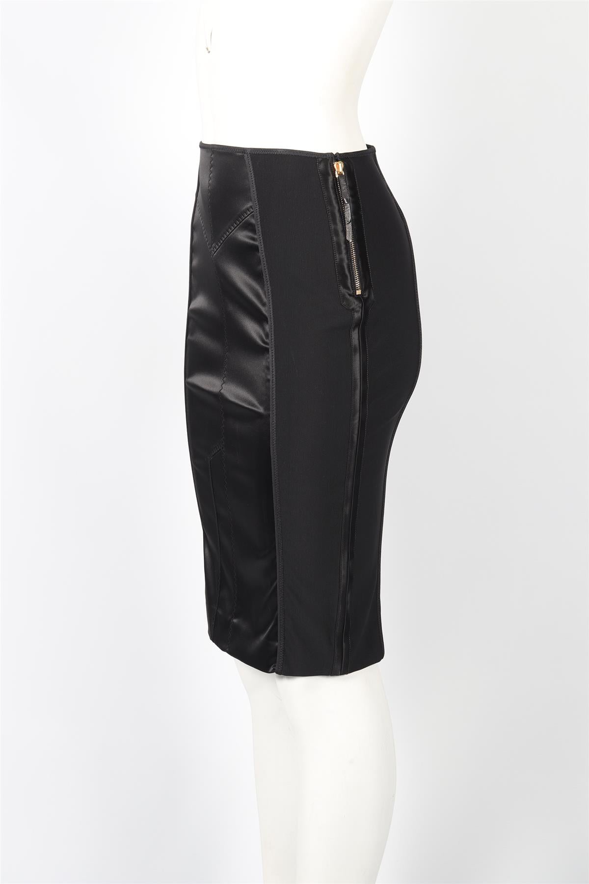 TOM FORD SILK BLEND MINI SKIRT IT 40 UK 8