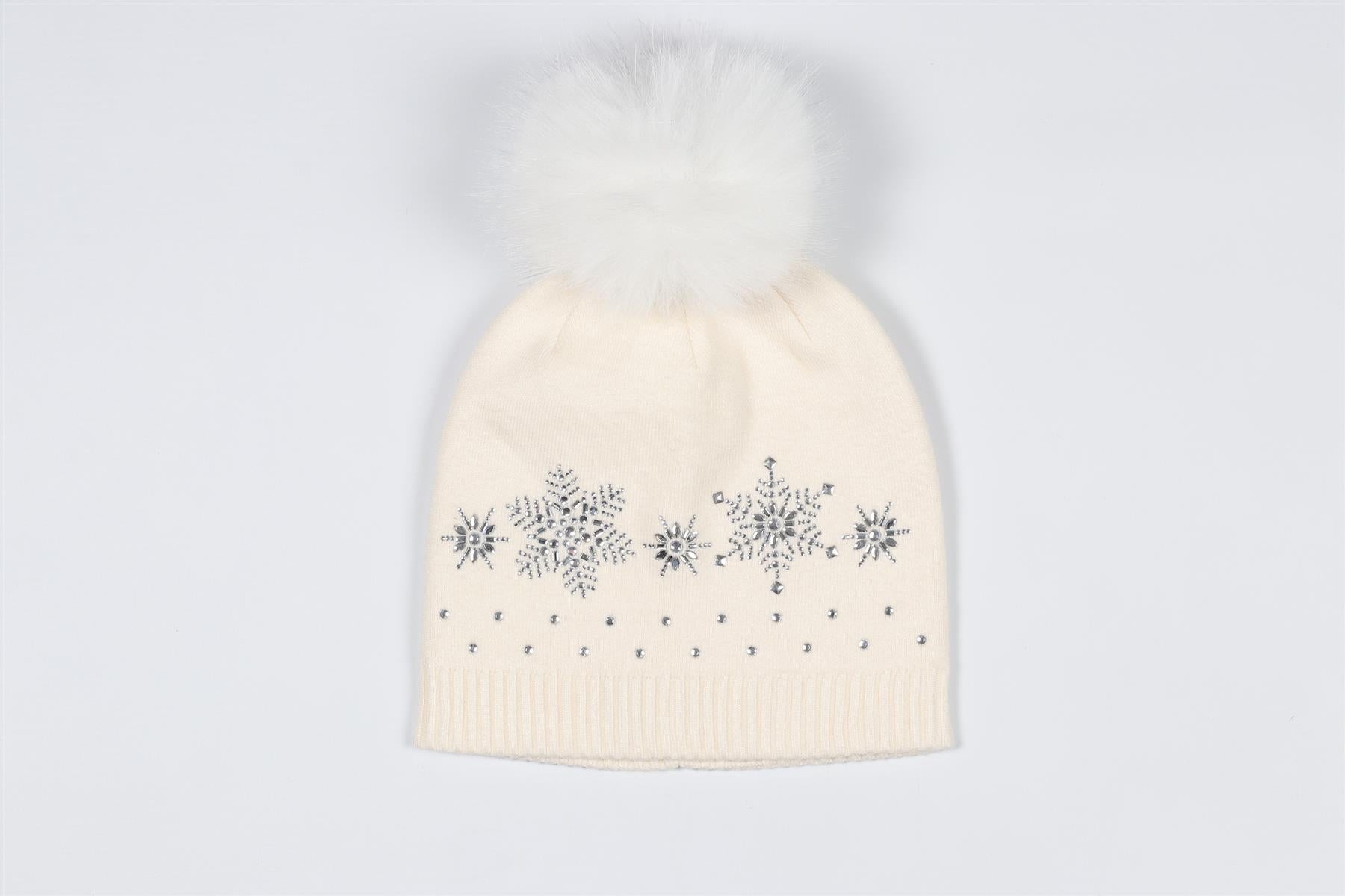 MONNALISA CREAM KIDS GIRLS BEANIE