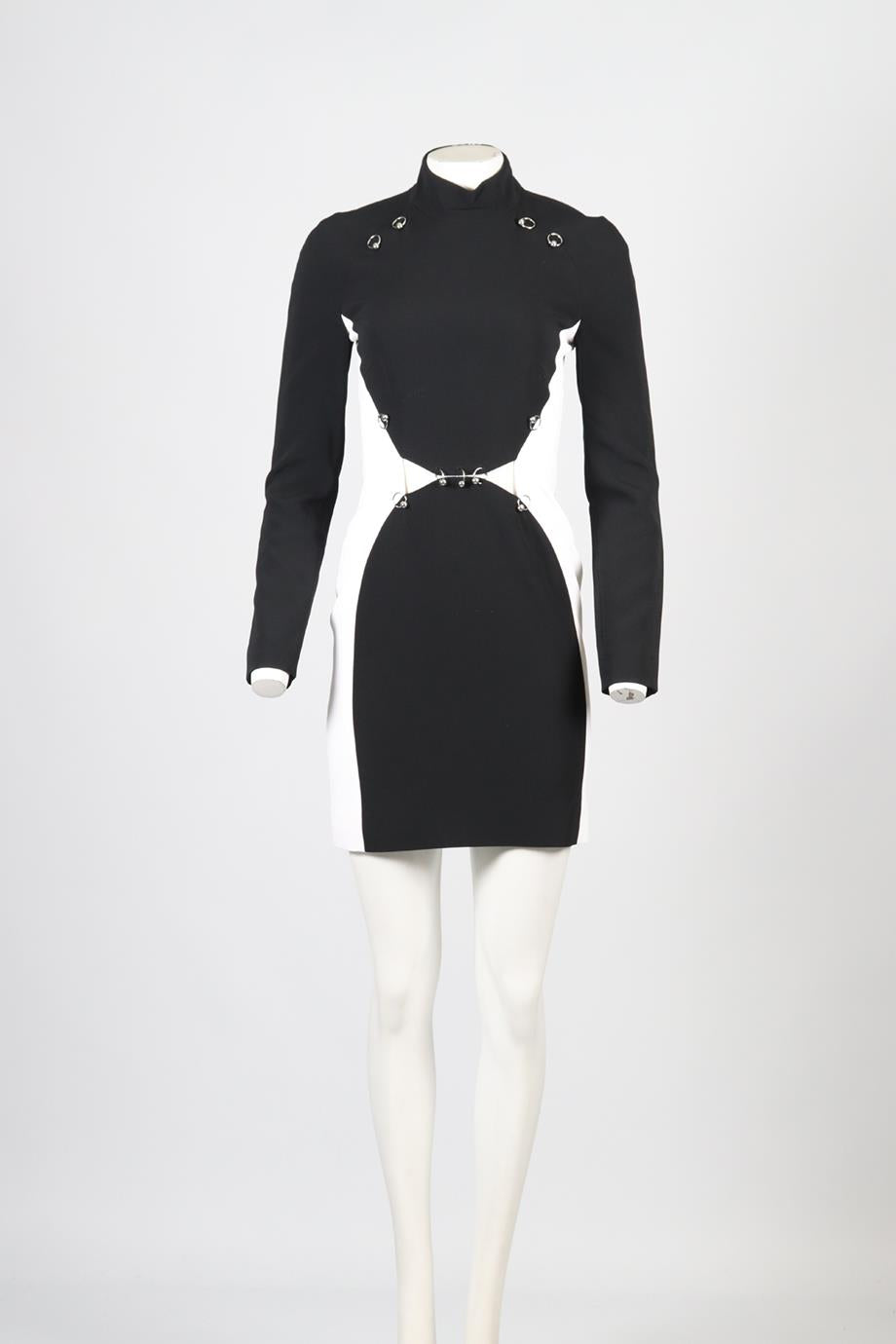 MUGLER CREPE MINI DRESS FR 36 UK 8