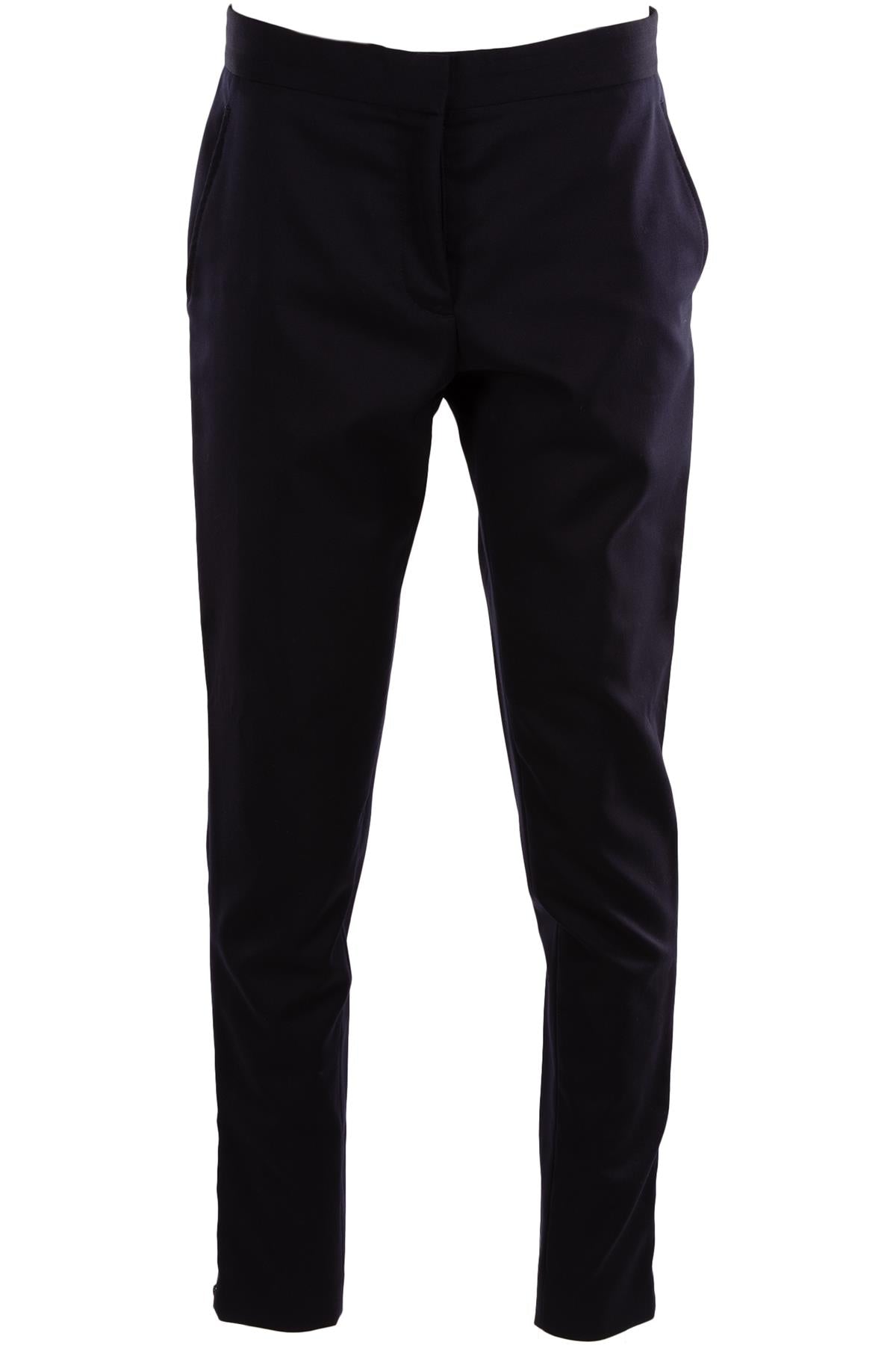 STELLA MCCARTNEY NAVY SLIM LEG PANTS IT 44 UK 12