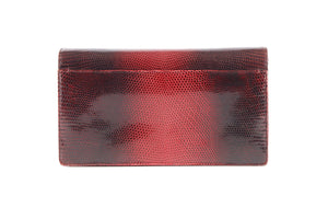 BVLGARI RED LIZARD CLUTCH