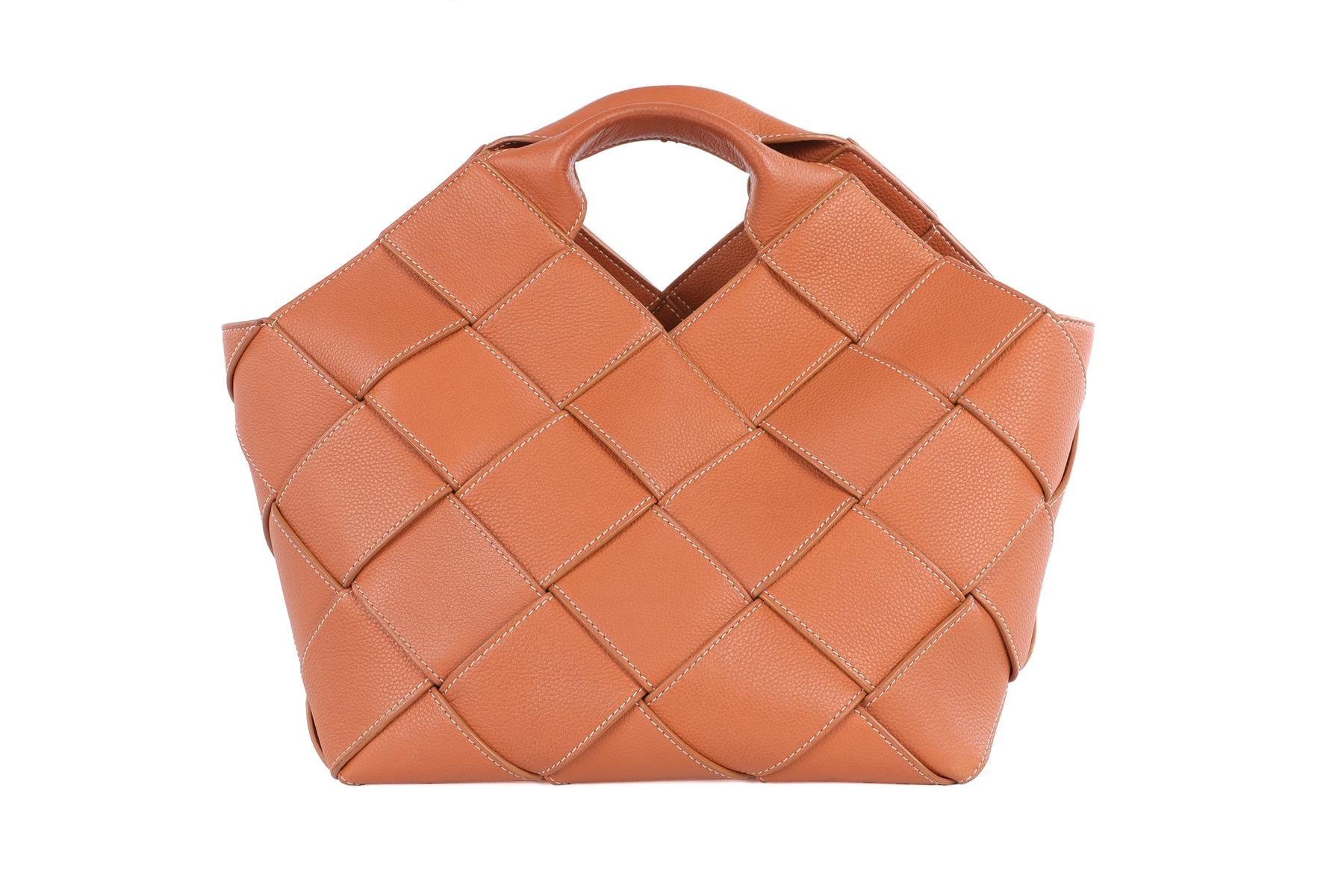 LOEWE BROWN SURPLUS MEDIUM LEATHER TOTE BAG