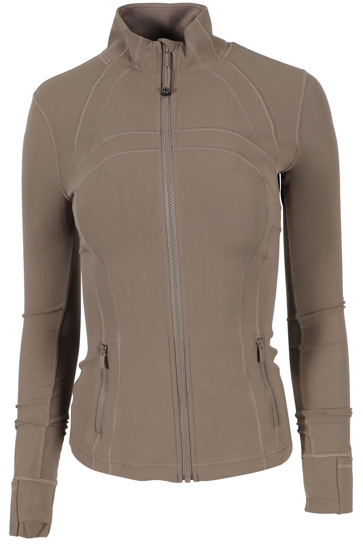 LULULEMON GREEN JERSEY JACKET US 4 UK 8