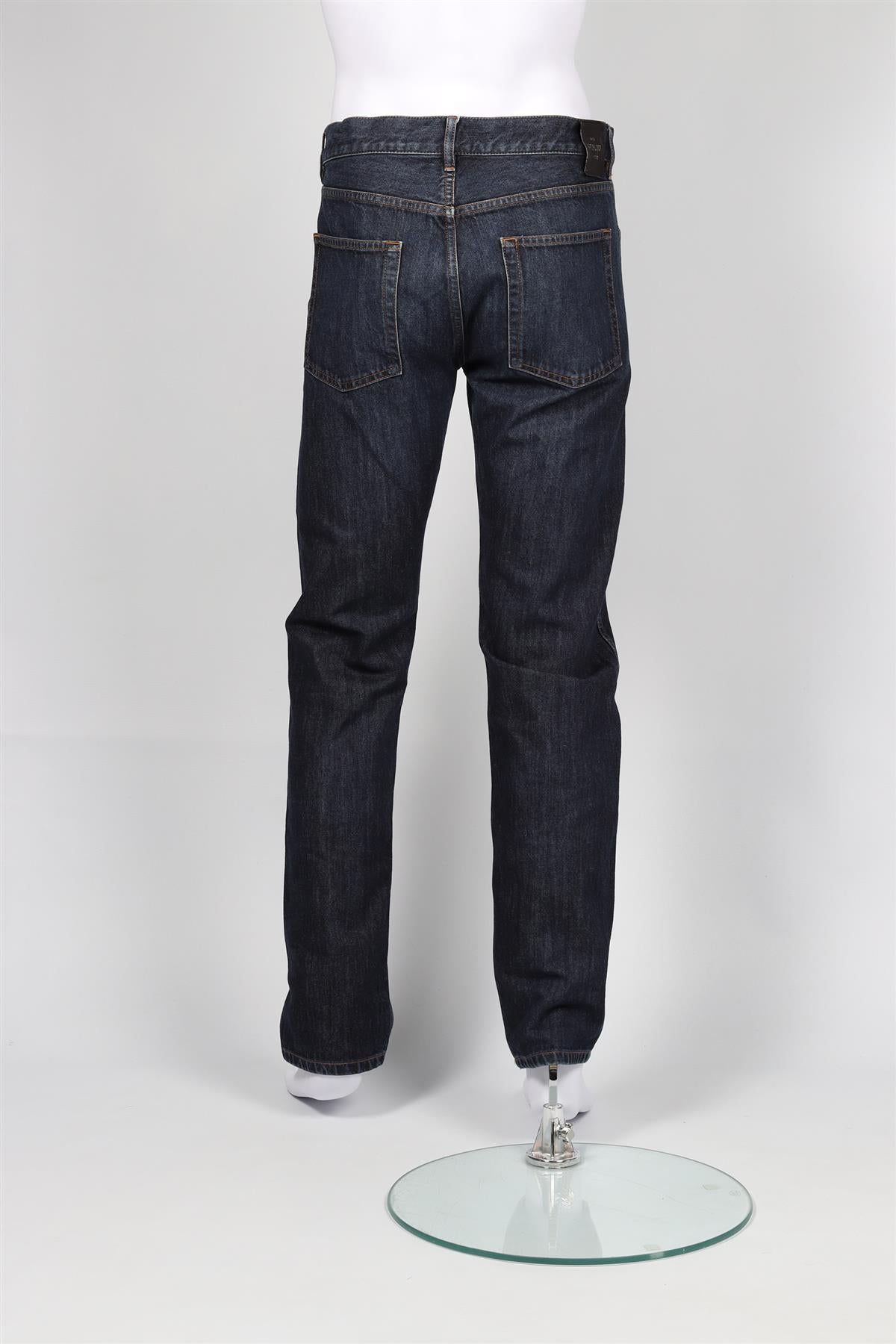 BERLUTI BLUE MEN'S STRAIGHT LEG JEANS IT 56 UK/US WAIST 48