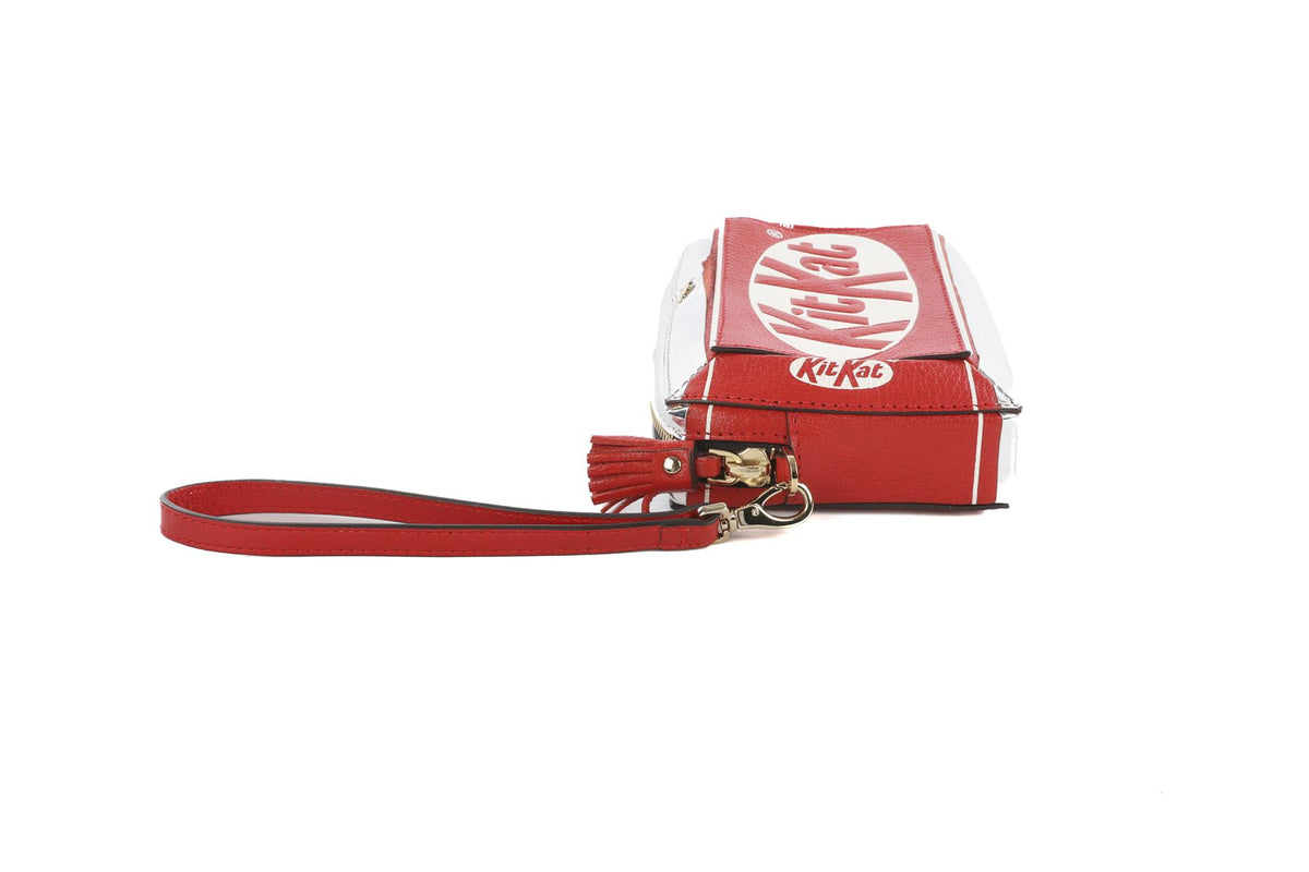 ANYA HINDMARCH RED KIT KAT CLUTCH
