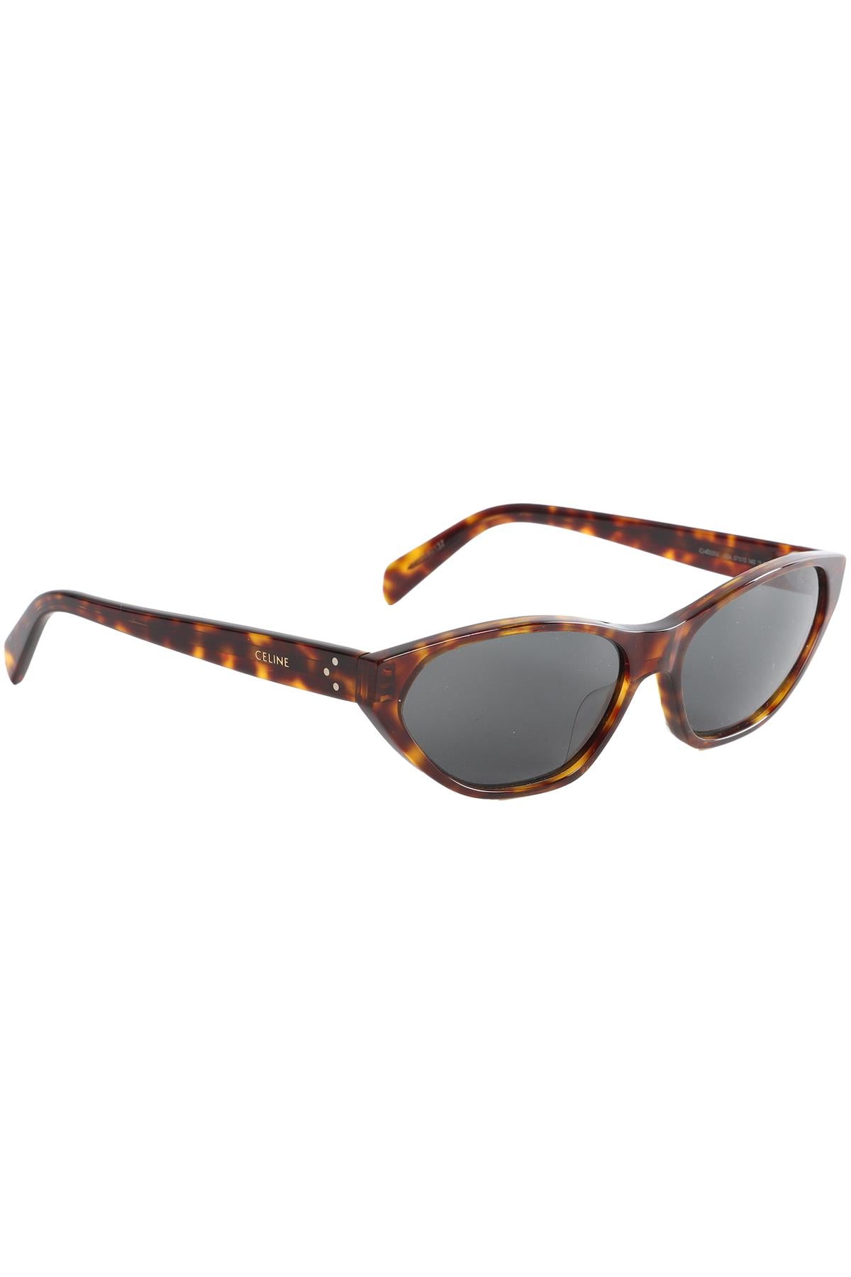CELINE BROWN CAT EYE ACETATE SUNGLASSES