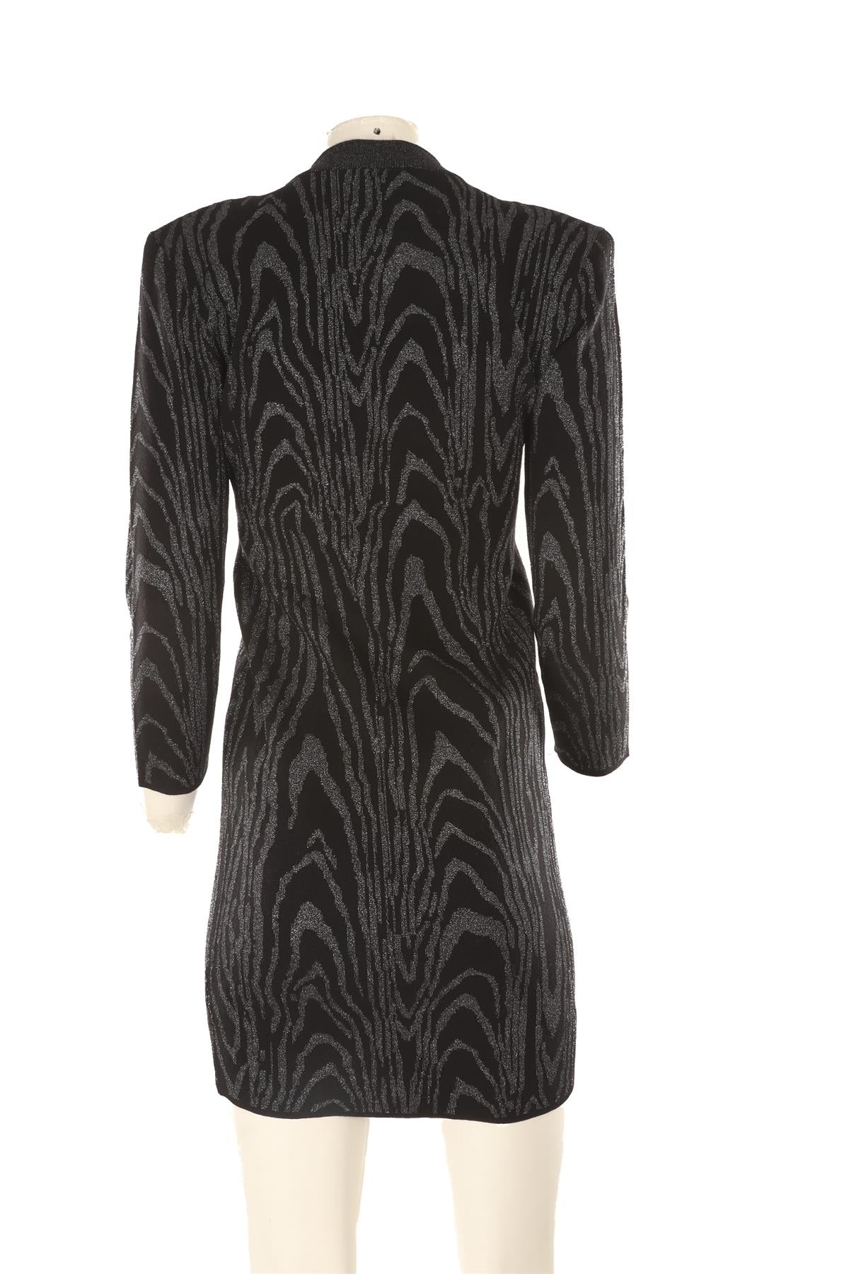 A.L.C BLACK KNIT MINI DRESS LARGE