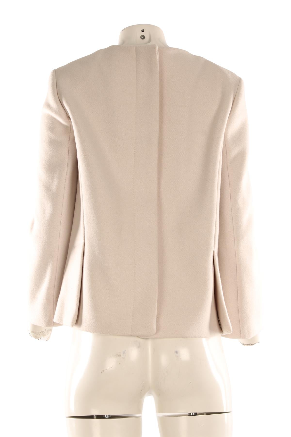 STELLA MCCARTNEY ECRU WOOL TOP IT 42 UK 10